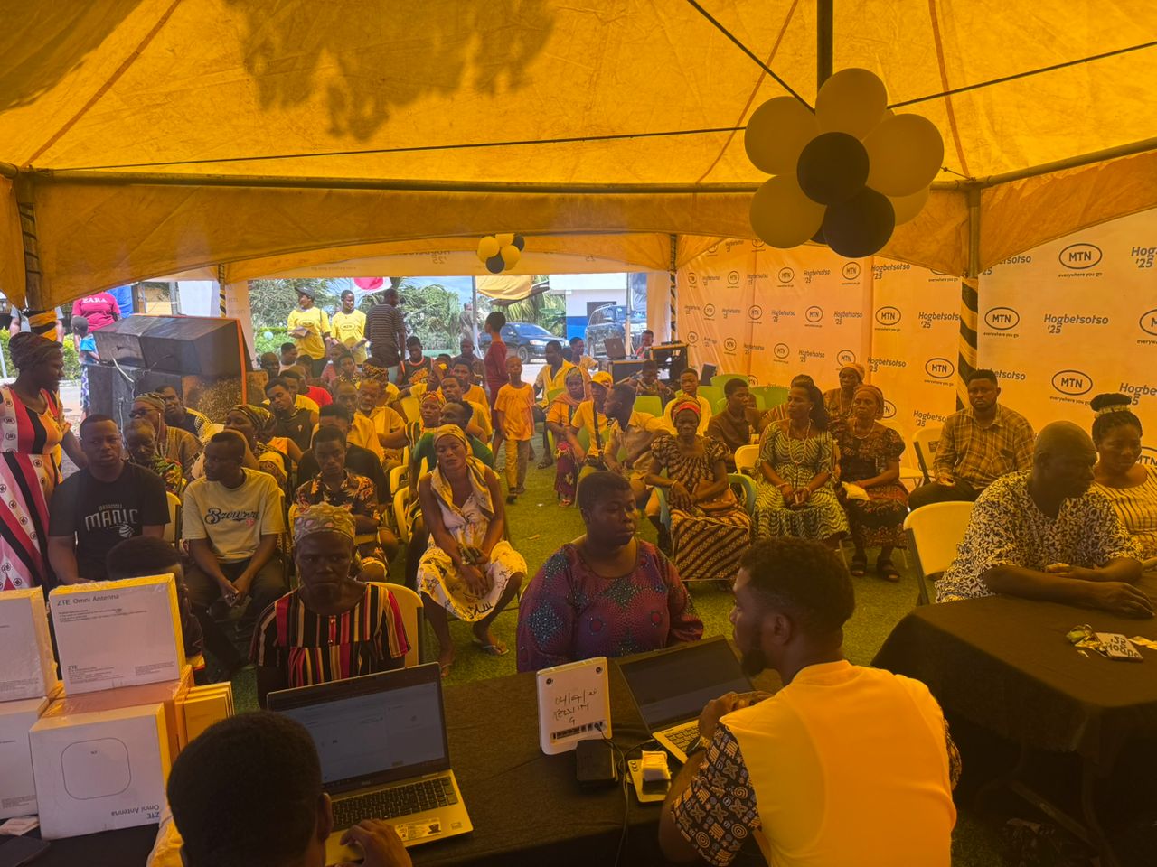 MTN Hogbetsotso Festival Setup